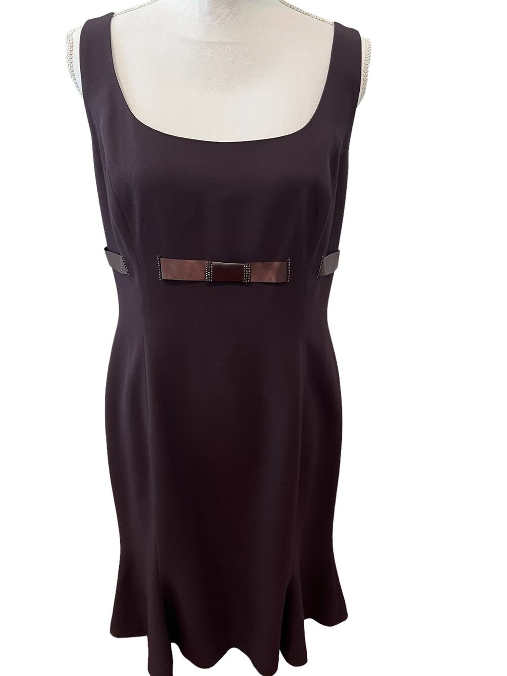 Daymor Couture Special Occasion Dress & Jacket Chocolate Brown 12